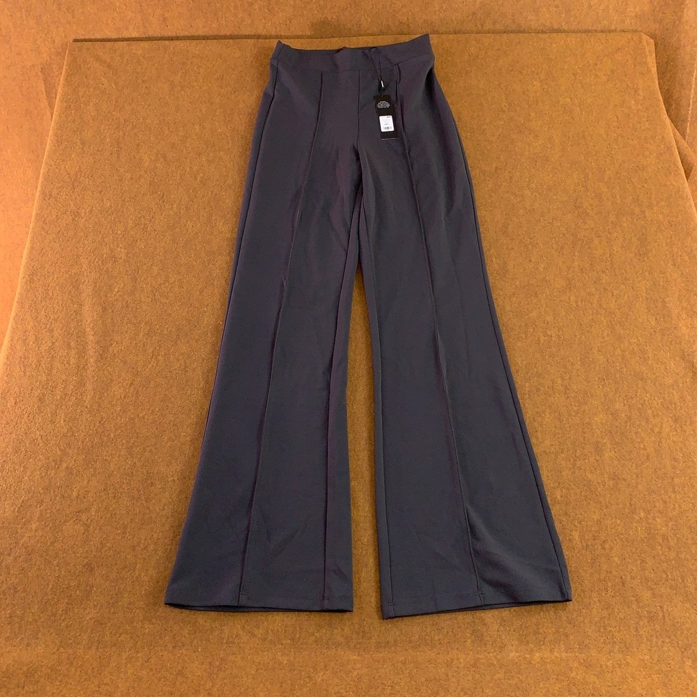 Fashion Nova Womens Petite Large Charcoal Victoria High Waisted Dress Pants NWT
